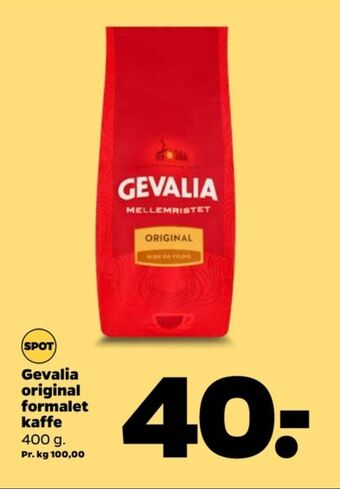 Original kaffe formalet