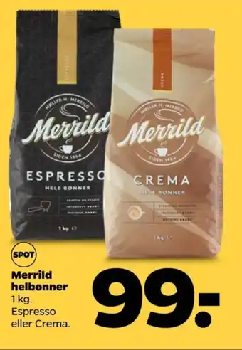 Netto Espresso kaffebønner - hele tilbud