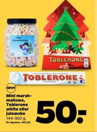 Netto Toblerone chokolade white tilbud