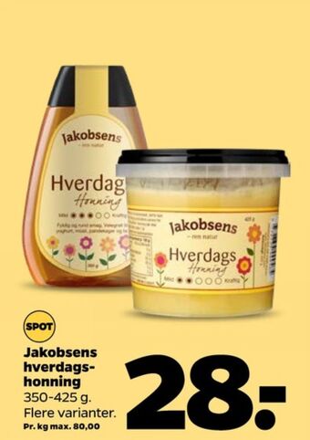 Netto Jakobsens honning tilbud
