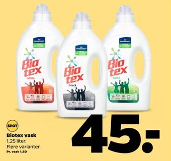 Netto Biotex vaskemiddel-flydende tilbud