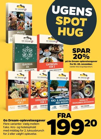 Netto Go dream gavekort tilbud