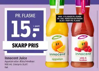 SPAR Innocent appelsinjuice tilbud
