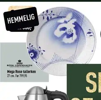 Imerco Mega rose tallerken tilbud