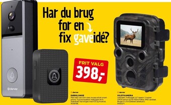 Dørklokke el. vildtkamera