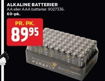 jem & fix Alkaline batterier tilbud