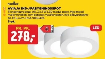 jem & fix Aviaja ind-/påbygningsspot tilbud