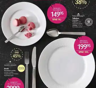 Kop & Kande Frokost- el. middagstallerken tilbud