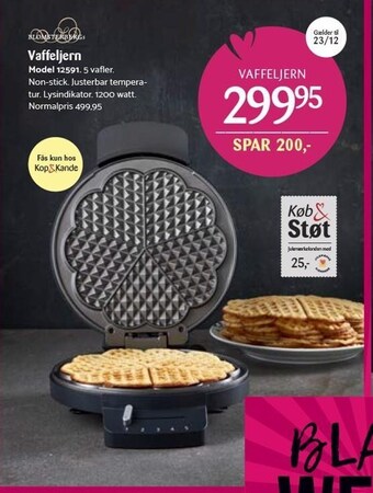 Kop & Kande Vaffeljern tilbud
