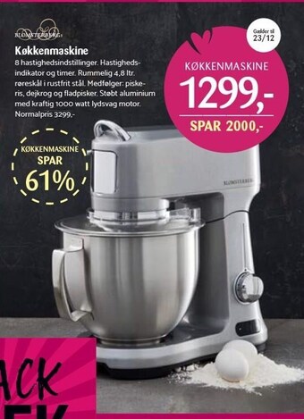 Kop & Kande Køkkenmaskine tilbud
