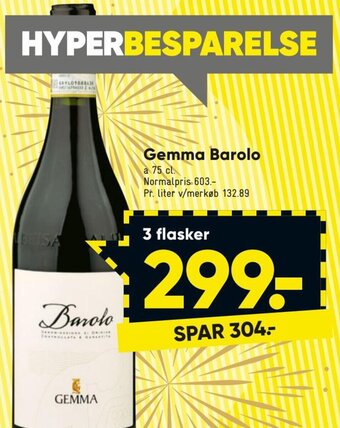 Bilka Gemma Barolo tilbud