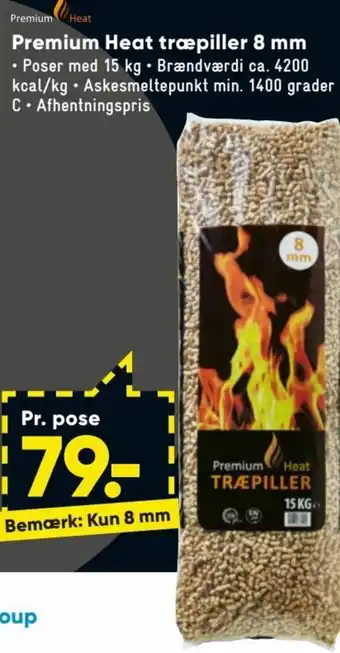 Bilka Premium Heat Træpiller 8mm tilbud