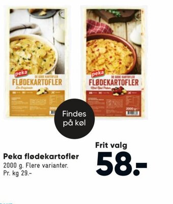 Bilka Peka Flødekartofler tilbud