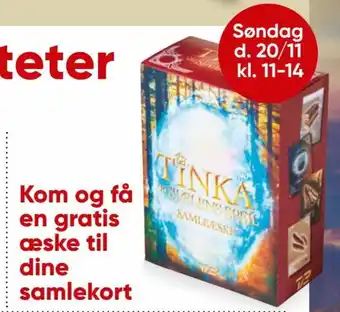 Bilka Kom og Få en Gratis æske Til Dine Samlekort tilbud