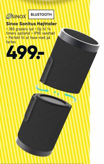Bilka Sinox Sonitus Højttaler tilbud