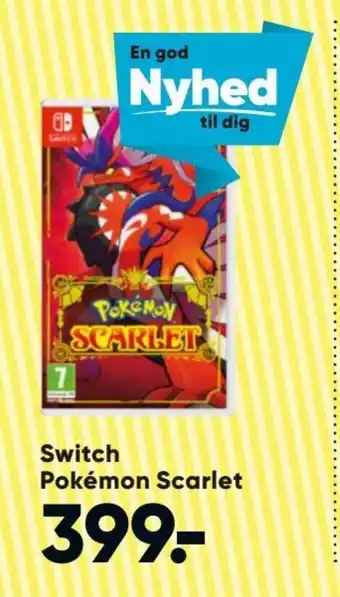Bilka Switch Pokémon Scarlet tilbud