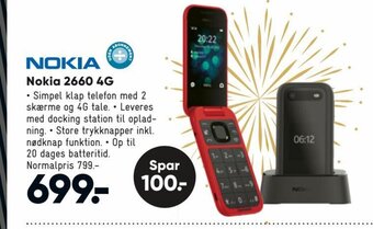 Bilka Nokia 2660 4G tilbud