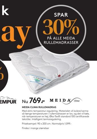 Meida clima rullemadras
