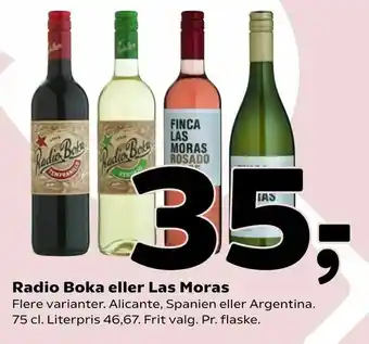 Coop 365 Radio Boka eller Las Moras tilbud