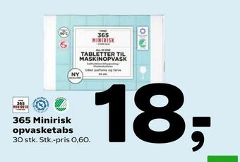 Coop 365 365 Minirisk opvasketabs tilbud