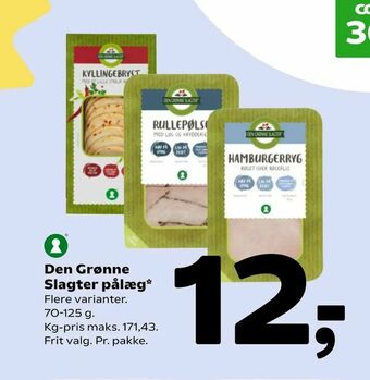 Coop 365 Den Grønne Slagter pålæg tilbud