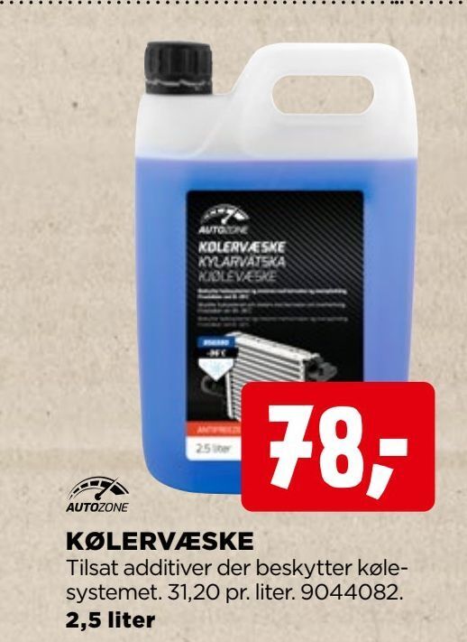 Kølervæske tilbud hos jem & fix