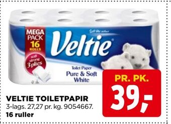 Veltie toiletpapir