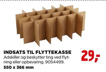 Indsats til flyttekasse