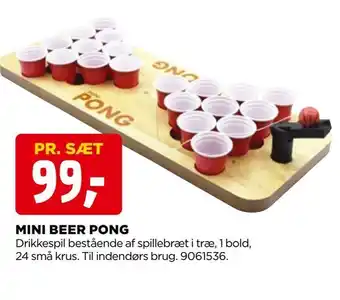 jem & fix Mini beer pong tilbud