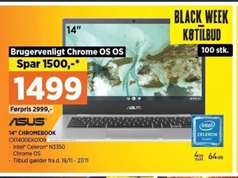 Power 14'' chromebook tilbud