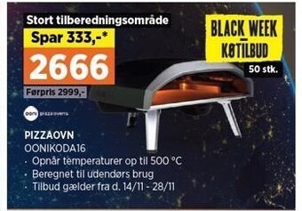 Power Pizzaovn tilbud