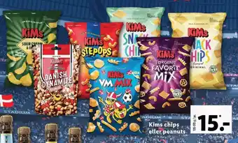 Lidl Kims Chips Eller Peanuts tilbud