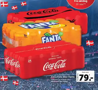 Lidl Coca Cola Eller Fanta tilbud