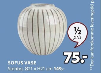 JYSK Sofus Vase tilbud