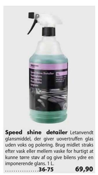 Speed shine detailer