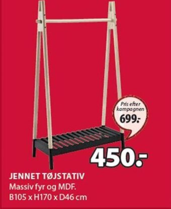 JYSK Jennet Tøjstativ tilbud