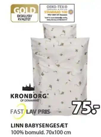 JYSK Linn Baby Sengesæt tilbud