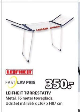 JYSK Leifheit Tørrestativ tilbud