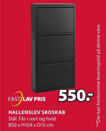 JYSK Hallenslev Skoskab tilbud