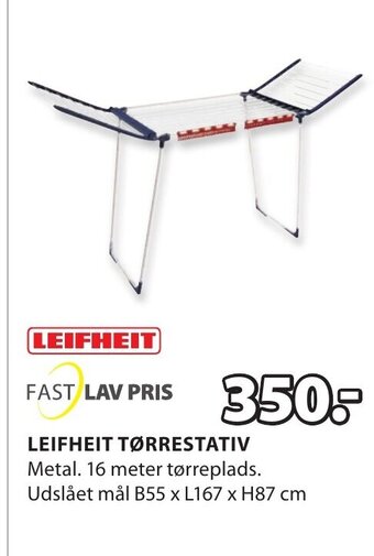 JYSK Leifheit Tørrestativ tilbud