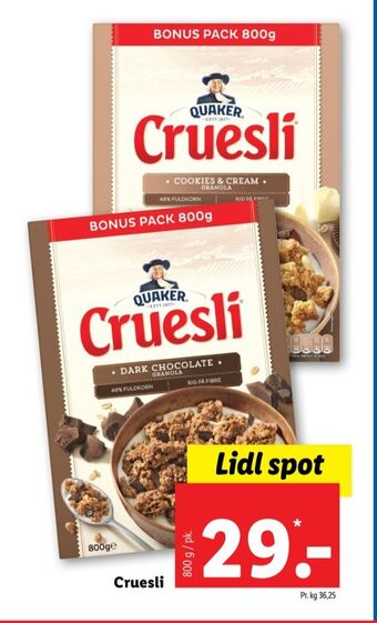 Quaker cruesli