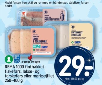 REMA 1000 Rema 1000 fiskefars tilbud