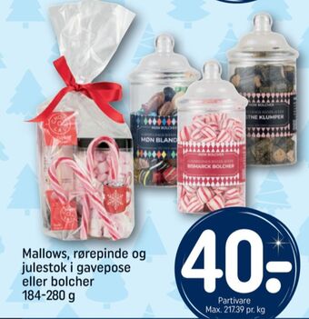REMA 1000 Rustne klumper bolsjer tilbud