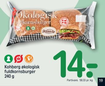 REMA 1000 Kohberg burgerboller tilbud
