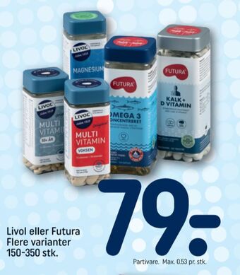REMA 1000 Futura fiskeolie tilbud