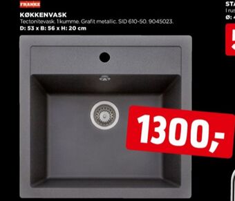 jem & fix Franke køkkenvask tilbud