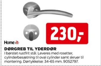 jem & fix Home it dørgreb tilbud