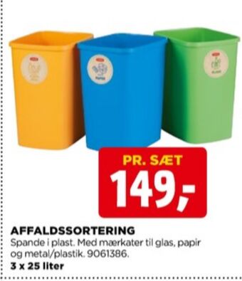 jem & fix Curver affaldsspand tilbud