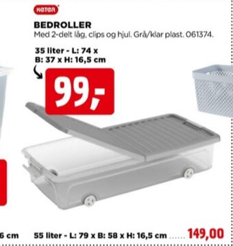 jem & fix Keter bedroller tilbud