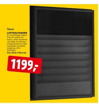 Grad solfanger